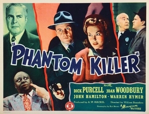 Phantom Killer movie posters (1942) metal framed poster
