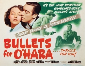 Bullets for O'Hara movie posters (1941) wooden framed poster