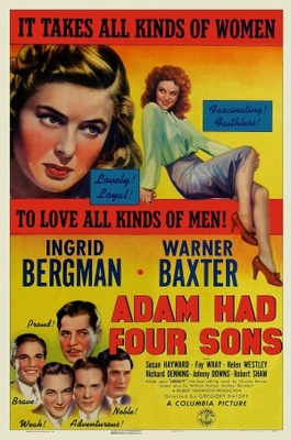 Adam Had Four Sons movie poster (1941) wooden framed poster