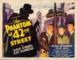 The Phantom of 42nd Street movie posters (1945) wood print