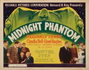 Midnight Phantom movie posters (1935) wooden framed poster