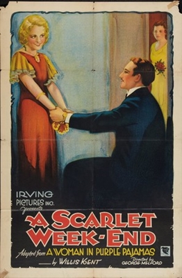 A Scarlet Week-End movie posters (1932) canvas poster