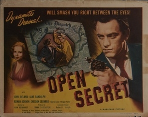 Open Secret movie posters (1948) canvas poster
