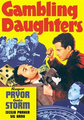 Gambling Daughters movie posters (1941) pillow