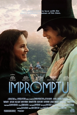 Impromptu movie posters (1991) tote bag