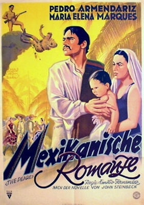 Perla, La movie posters (1947) pillow