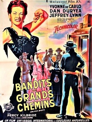 Black Bart movie posters (1948) metal framed poster