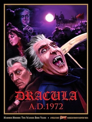 Dracula A.D. 1972 movie posters (1972) wood print