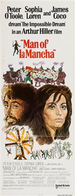 Man of La Mancha movie posters (1972) wood print