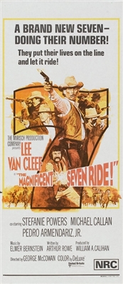 The Magnificent Seven Ride! movie posters (1972) wood print