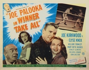 Joe Palooka in Winner Take All movie posters (1948) canvas poster