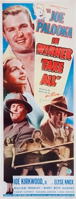 Joe Palooka in Winner Take All movie posters (1948) canvas poster