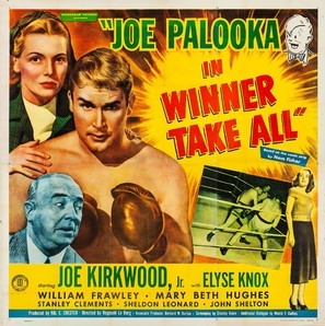 Joe Palooka in Winner Take All movie posters (1948) wood print