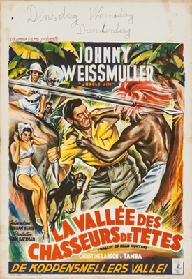 Valley of Head Hunters movie posters (1953) canvas poster