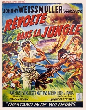 Savage Mutiny movie posters (1953) poster with hanger