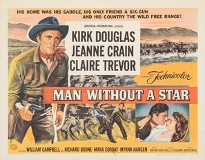 Man Without a Star movie posters (1955) pillow