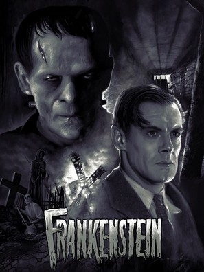 Frankenstein movie posters (1931) poster with hanger