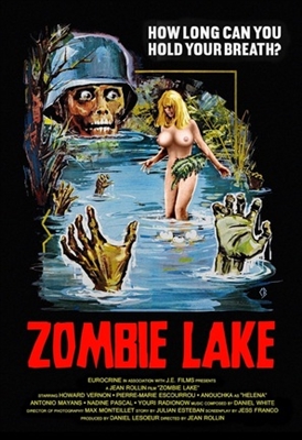 Le lac des morts vivants movie posters (1981) wood print