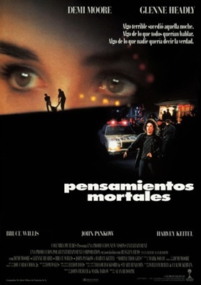 Mortal Thoughts movie posters (1991) canvas poster