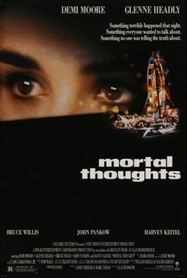 Mortal Thoughts movie posters (1991) pillow