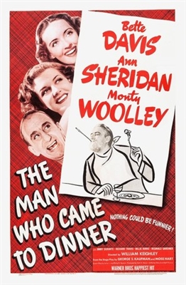 The Man Who Came to Dinner movie posters (1942) wood print