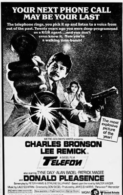 Telefon movie posters (1977) metal framed poster