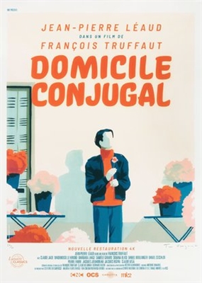 Domicile conjugal movie posters (1970) wood print