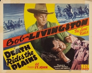 Death Rides the Plains movie posters (1943) wooden framed poster