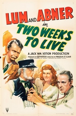 Two Weeks to Live movie posters (1943) Tank Top