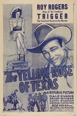 The Yellow Rose of Texas movie posters (1944) wooden framed poster