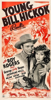 Young Bill Hickok movie posters (1940) poster with hanger