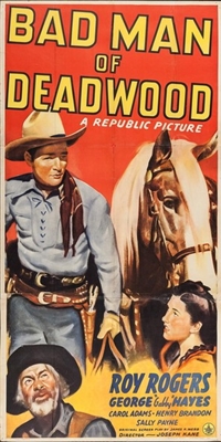 Bad Man of Deadwood movie posters (1941) wood print