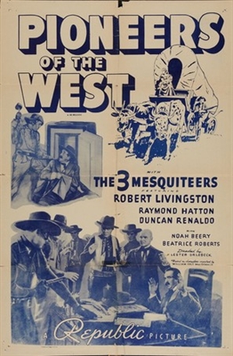 Pioneers of the West movie posters (1940) poster with hanger