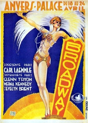 Broadway movie posters (1929) canvas poster