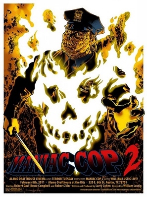 Maniac Cop 2 movie posters (1990) wood print