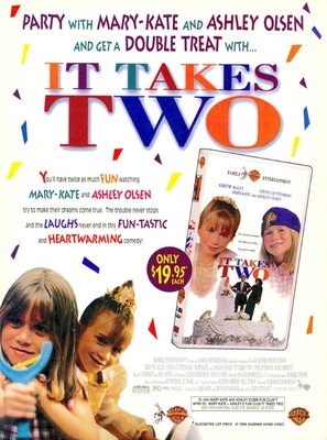 It Takes Two movie posters (1995) wood print