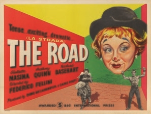 La strada movie posters (1954) tote bag