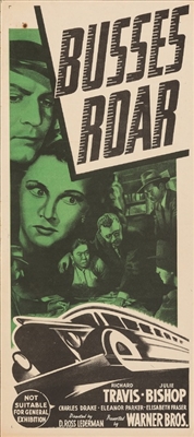 Busses Roar movie posters (1942) pillow