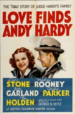 Love Finds Andy Hardy movie poster (1938) metal framed poster