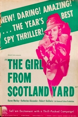 The Girl from Scotland Yard movie posters (1937) t-shirt