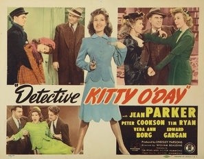 Detective Kitty O'Day movie posters (1944) canvas poster