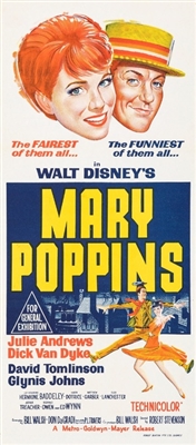 Mary Poppins movie posters (1964) metal framed poster
