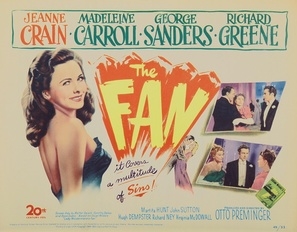 The Fan movie posters (1949) pillow