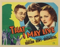 That I May Live movie posters (1937) sweatshirt #3646257