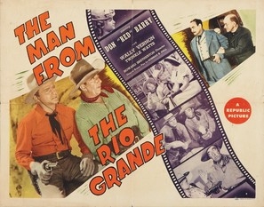 The Man from the Rio Grande movie posters (1943) canvas poster