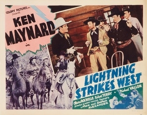 Lightning Strikes West movie posters (1940) pillow
