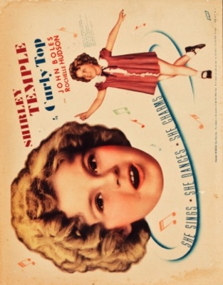 Curly Top movie poster (1935) wood print