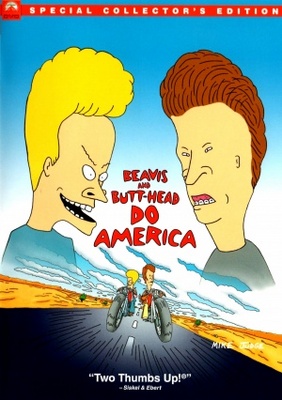 Beavis and Butt-Head Do America movie poster (1996) canvas poster