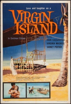Virgin Island movie poster (1959) wood print
