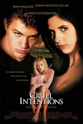 Cruel Intentions movie poster (1999) metal framed poster